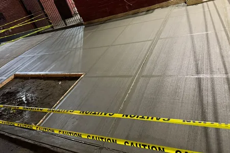 concrete driveway